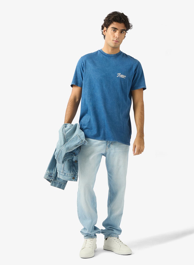 جس تي شيرت بأكمام قصيرة وشعار - Image 4