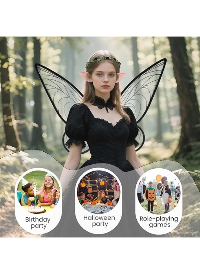 PAWSONIFY Fairy Wings for Adults Women Butterfly Wings - Dress-Up & Cosplay Props for Parties, Weddings, Masquerades & Festive Gatherings - Image 5