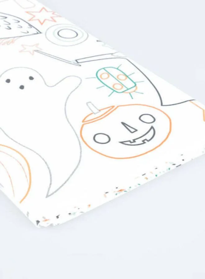Meri Meri Halloween Colour In Activity Tablecloth