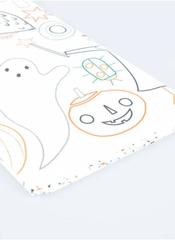 Meri Meri Halloween Colour In Activity Tablecloth