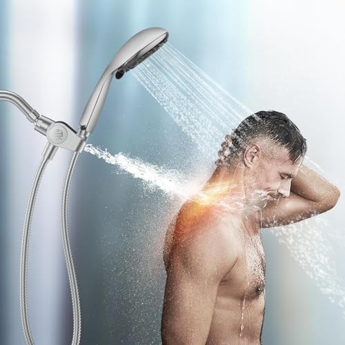 ALTON SHR22525, Filtered Shower Head with Hand Shower - Dual 2-in-1 Shower System with 6-Function Hand Shower | Filter Shower | Hard Water Softener | Overhead Shower Filter | Chrome - Image 2