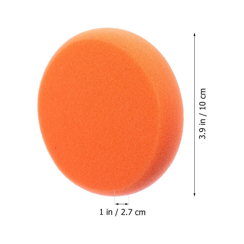 Car Buffing Polishing Waxing Sponge Set 4 Pads with Handle for Vehicle Detailing - Image 3