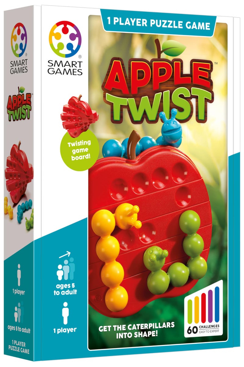 SmartGames Apple Twist Brain-Teasing Logic Puzzle Game with 60 Challenges for Ages 5+ - Image 3