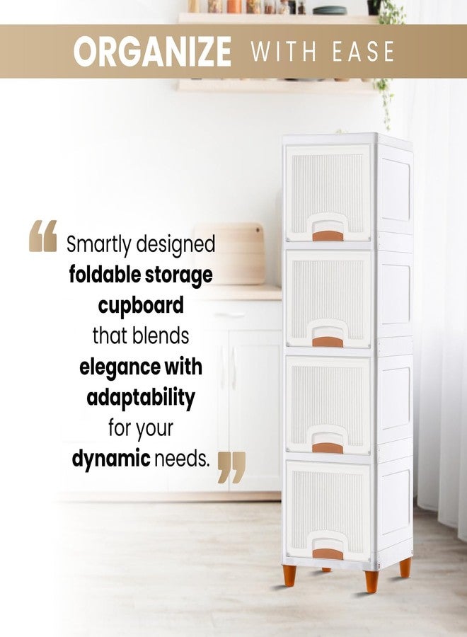 HCN Enterprise 6 Tier Organizer for Clothes Modular Kitchen Storage Rack Wardrobe for Cloth Space Saving Closet for Bedroom Stackable Cabinet Almirah for Living Room (6 Layer) - Image 5