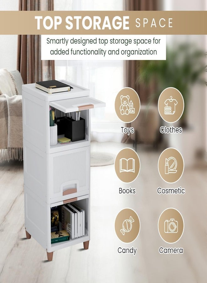 HCN Enterprise 6 Tier Organizer for Clothes Modular Kitchen Storage Rack Wardrobe for Cloth Space Saving Closet for Bedroom Stackable Cabinet Almirah for Living Room (6 Layer) - Image 4
