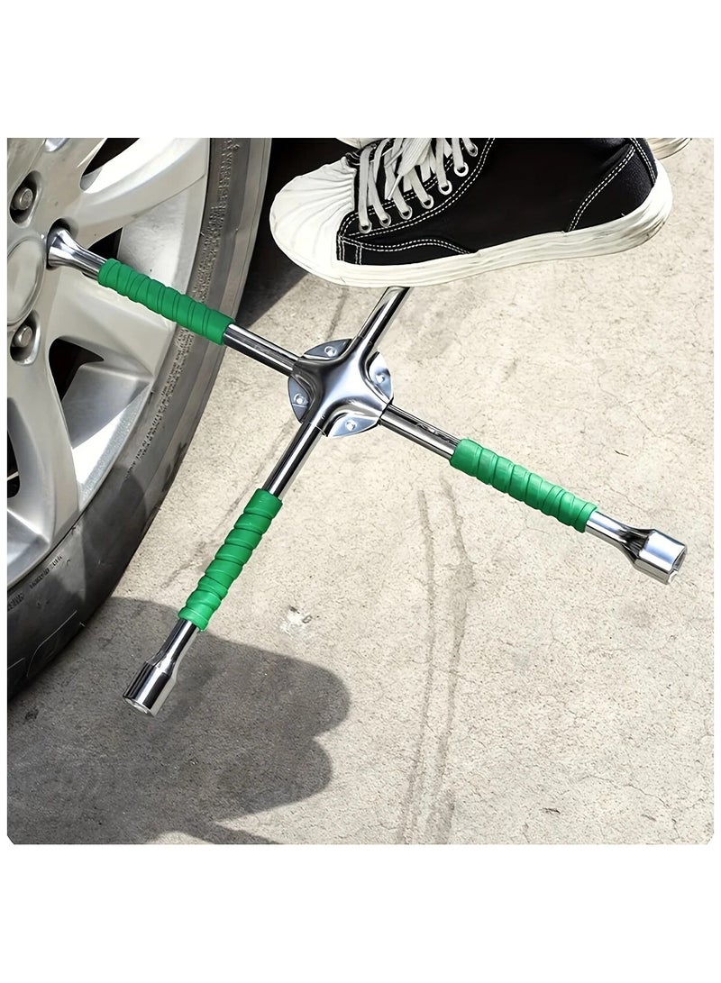 HIAS 4 Way Wheel Spanner Heavy Duty - Image 5
