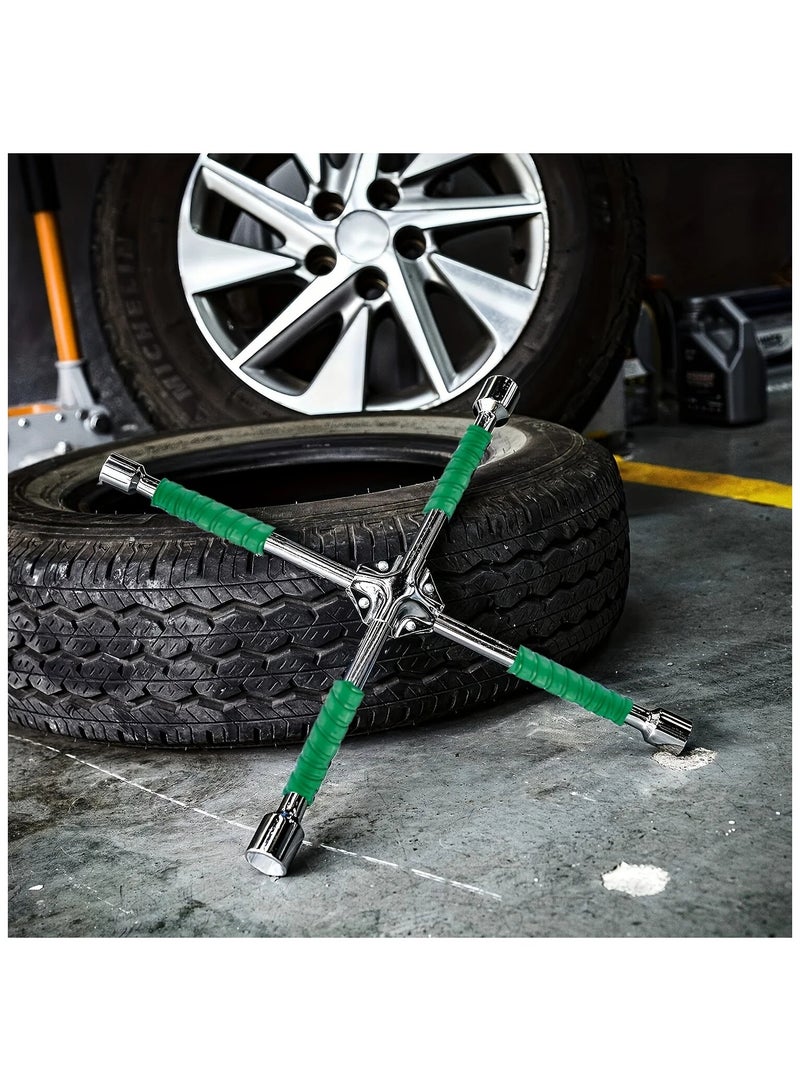 HIAS 4 Way Wheel Spanner Heavy Duty - Image 3