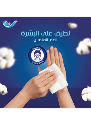 منديل وجه رقيق ناعم وصحي، طبقتين، ١٣٠ منديل - view 3