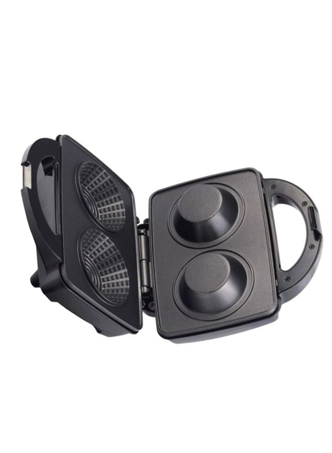 ALSAIF-ELEC Waffle Maker 600W 2 Slices 600 W E05316 Black - Image 2
