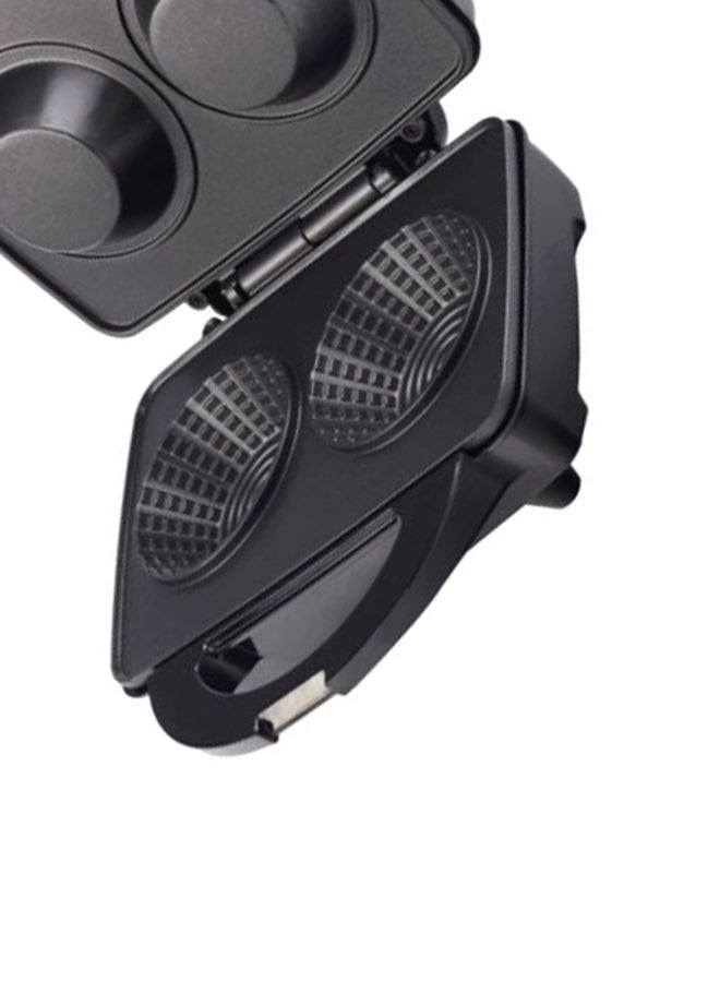 ALSAIF-ELEC Waffle Maker 600W 2 Slices 600 W E05316 Black - Image 4