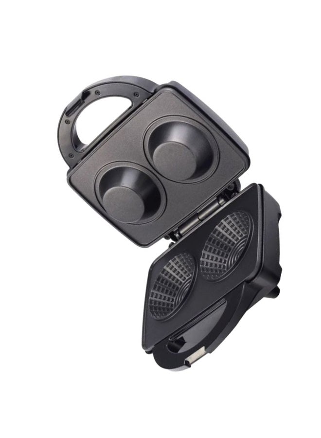 ALSAIF-ELEC Waffle Maker 600W 2 Slices 600 W E05316 Black - Image 3