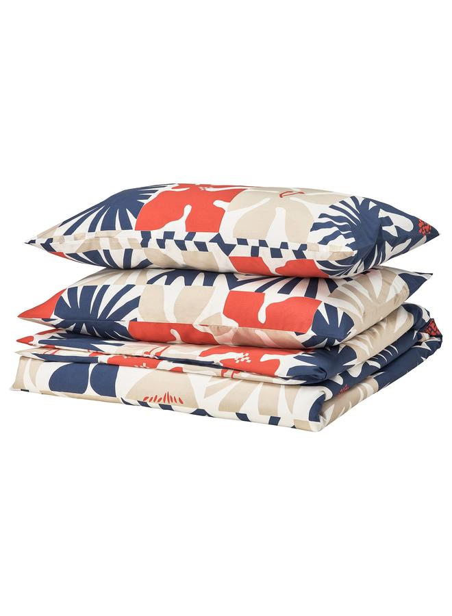 Duvet Cover And 2 Pillowcases, Multicolour, 240X220/50X80 Cm - Image 1