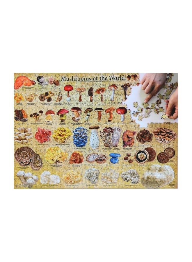 Mushrooms of the World - 1000 Piece Jigsaw Puzzle: For Adults and Families - Finished Puzzle Size 29 X 20 Inch (74 X 51 CM); A3 Sized Poster  - Image 4