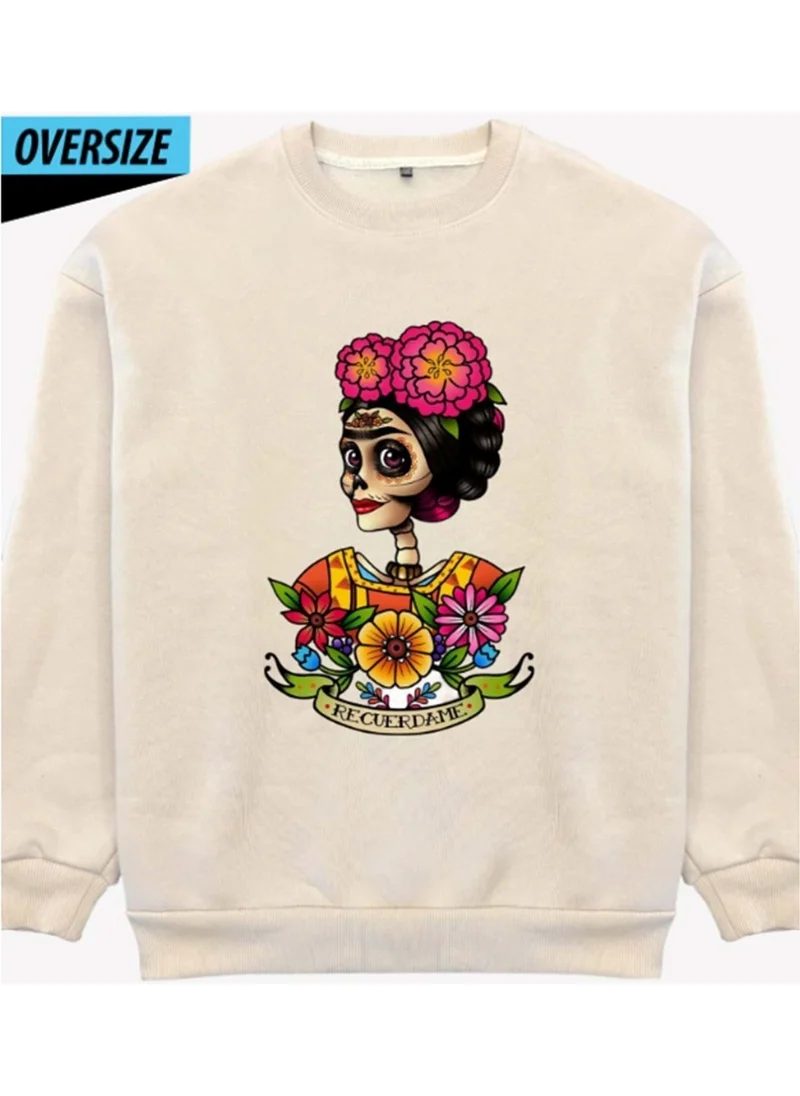 Hena Recuérdame Oversize Sweatshirt Beige