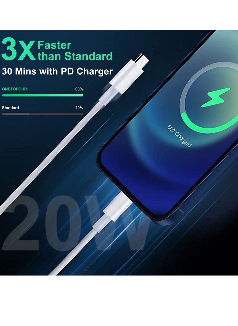 Generic - USB C to Lightning Cable 2M [MFi Certified] Compatible with Apple iPhone 14 Pro Max/13/12/11 Pro/X/XS/XR/8 Plus,Supports Power Delivery, - Image 1