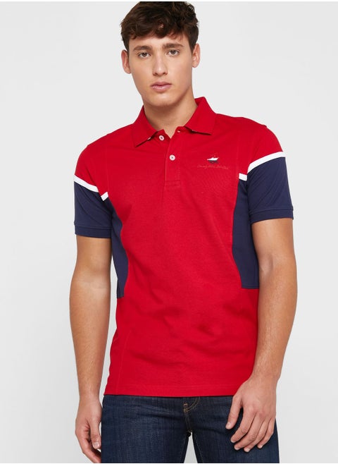 Color Block Polo