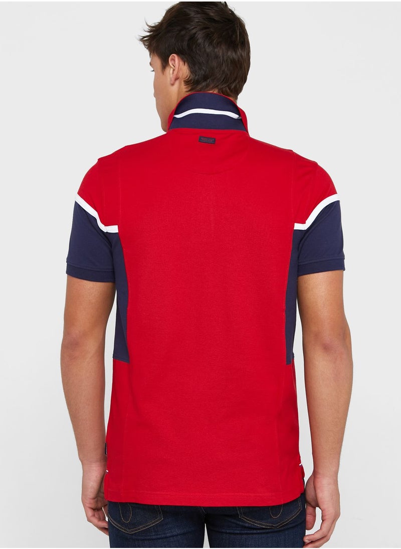 bhpoloclub - Color Block Polo - Image 1