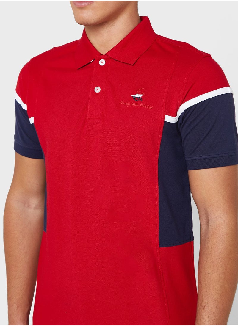 bhpoloclub - Color Block Polo - Image 1