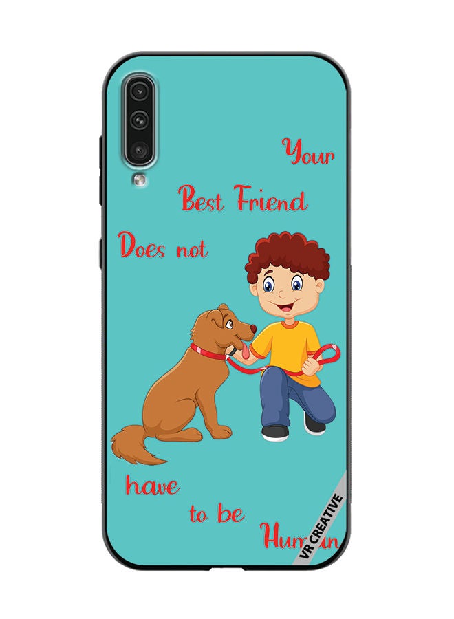 VR CREATIVE Protective Case Cover For Samsung Galaxy A70/A70s Dog With Child Design Multicolour - Image 1