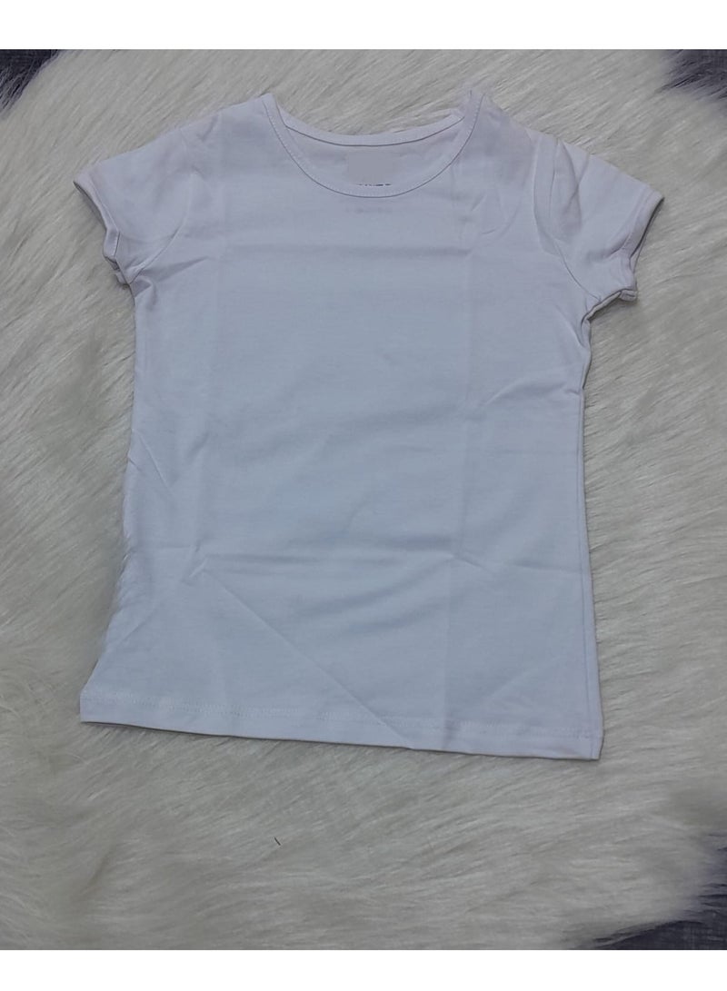 Basic children's T-shirt, half-sleeve, 100% cotton 