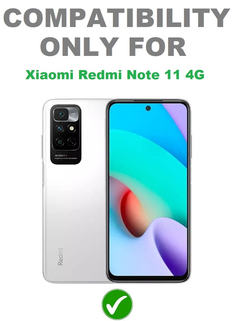 we3 2 Piece Tempered Glass Screen Protector Anti-Spy Privacy Designed For Xiaomi Redmi Note 11 4G Full Screen Coverage And Bubble Free - Image 3