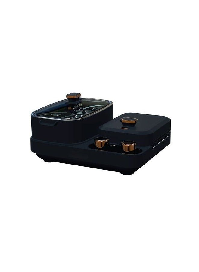 Electric 3 in 1 Household Breakfast Toaster Baking Machine Sandwich Omelette Fry Pan Hot Pot Boiler Food Steamer.  - Image 3