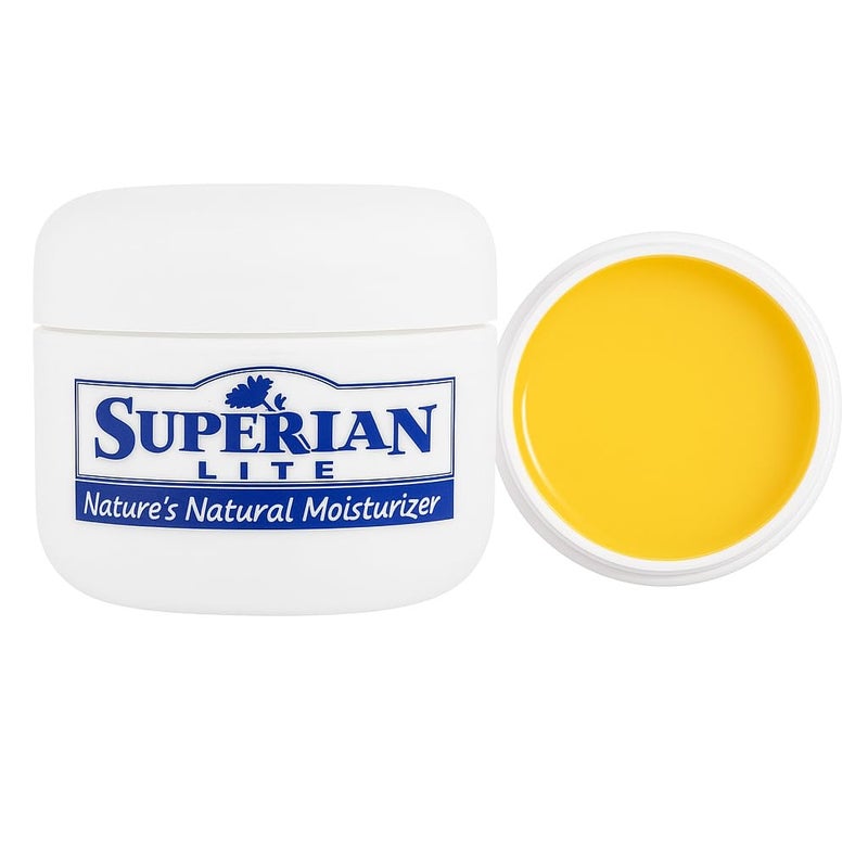 superlan Moisturizer Lanolin Cream 1 oz with Jojoba Oil for Hot, Dry & Cold Weather - Lightweight Creamy Formula with Medical-Grade Lanolin & Jojoba Oil - Moisturizer for Hands, Feet, Body, and More - Image 1