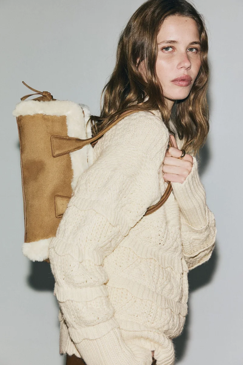 H&M Textured-knit jumper