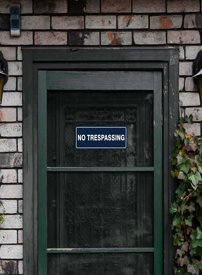 All Quality Standard NO TRESPASSING Door/Wall Sign - Black/Gold - Large 1 Pack - Image 3