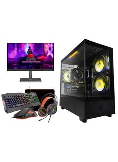Intel i7-12700F Complete Starter WIFI Gaming PC - 24inch Monitor, Keyboard, Mouse, Headphone, 16GB DDR4, RTX 3050, 1TB M.2 SSD, Windows 11 pro,1 Year Warranty
