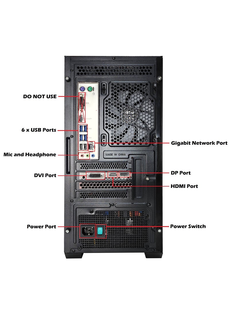 2 FAR ROBOTICS - Intel i7-12700F Complete Starter WIFI Gaming PC - 24inch Monitor, Keyboard, Mouse, Headphone, 16GB DDR4, RTX 3050, 1TB M.2 SSD, Windows 11 pro,1 Year Warranty - Image 1