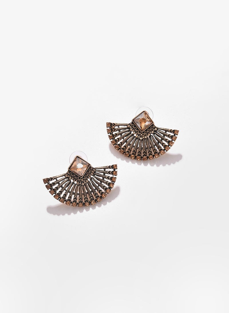 SOHI Bronze Classic Artificial Drop Earring Jewellery  - Image 1