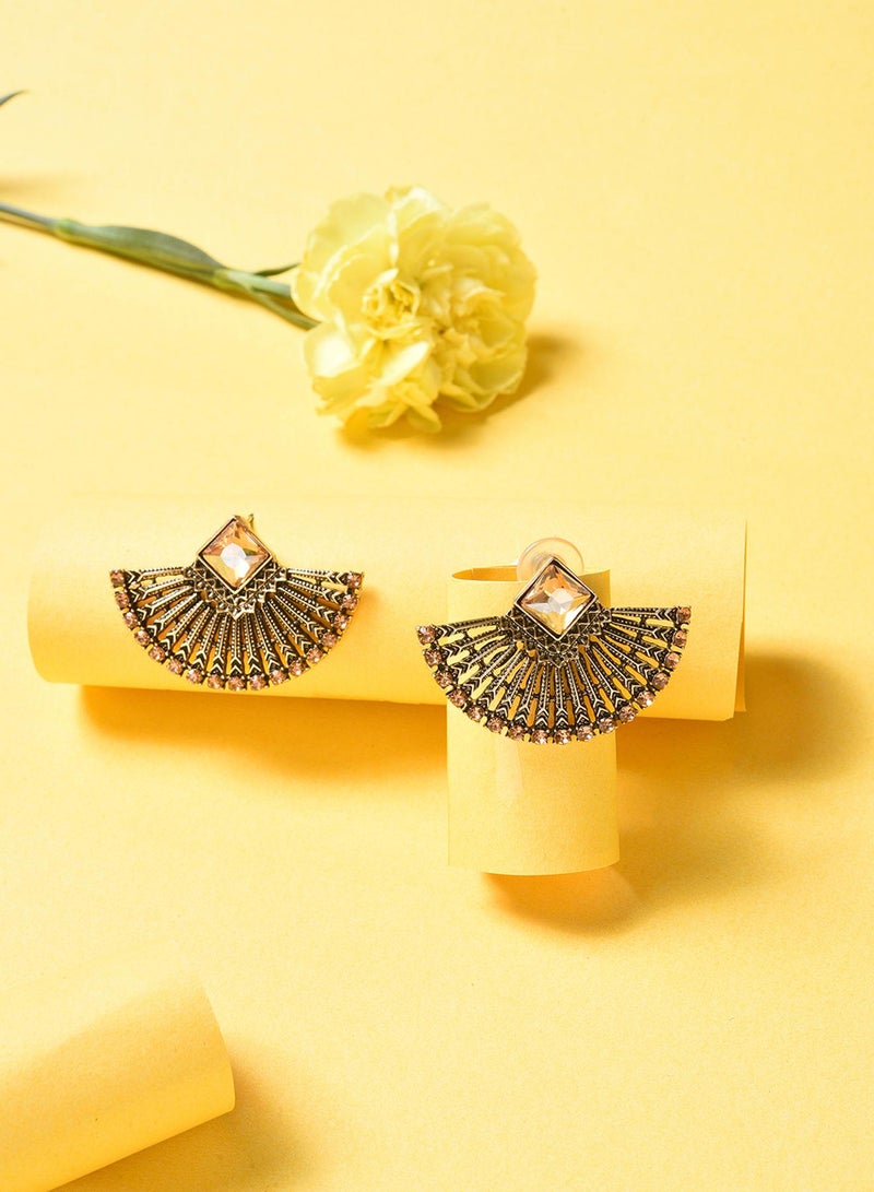 SOHI Bronze Classic Artificial Drop Earring Jewellery  - Image 3