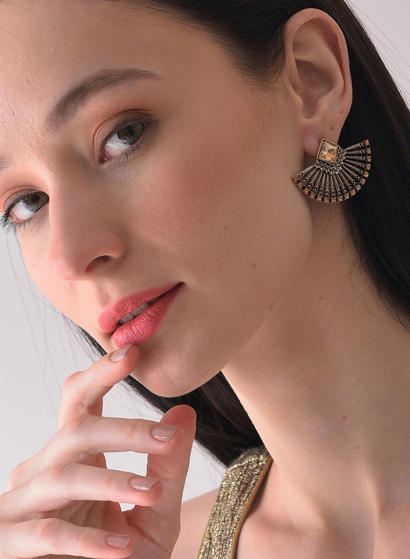 SOHI Bronze Classic Artificial Drop Earring Jewellery  - Image 5