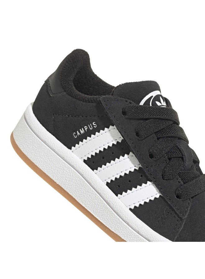 Adidas CAMPUS 00s CF EL I Black CASUAL Trainers FOR BABY BOYS AND GIRLS 9.5K  - Image 4