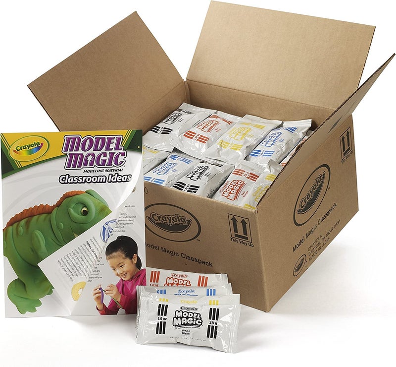 Crayola Model Magic (75ct), Kids Modeling Clay Alternative, 1oz Packs, Sculpting & Modeling Material, Art Supplies for Teachers, Air Dry Clay, Ages 3+ - Image 1