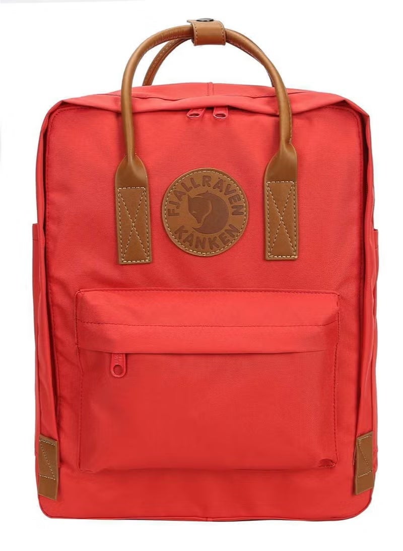 الكلاسيكية حقيبة الظهر العادية حقيبة المدرسة 16 بوصة