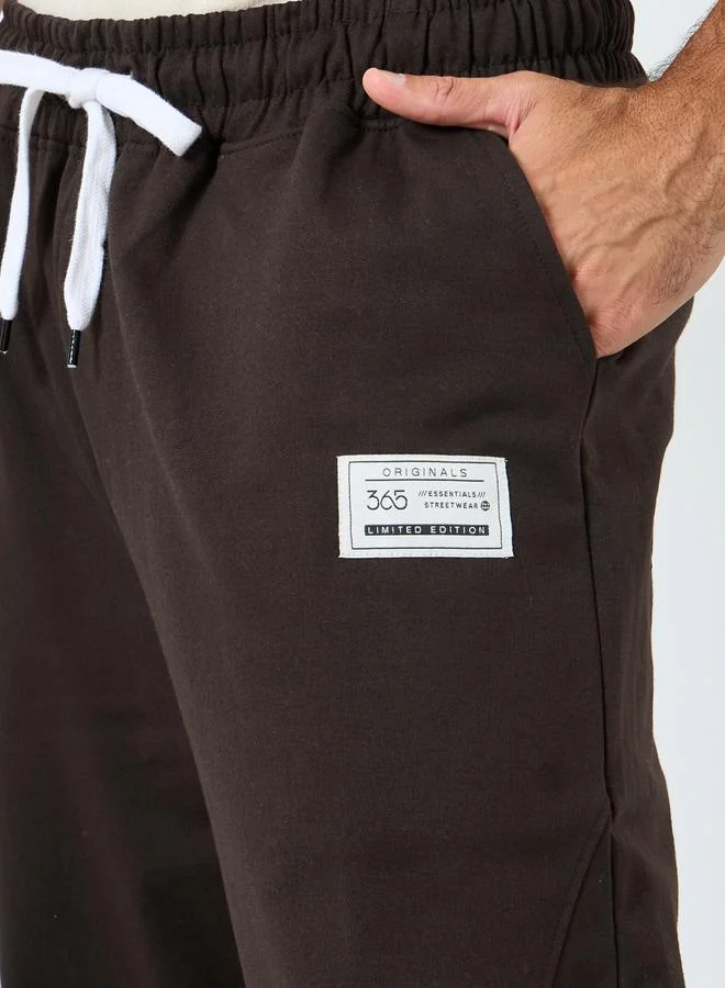 Styli Styli  Heavy Fleece Panel Jogger with Drawstring