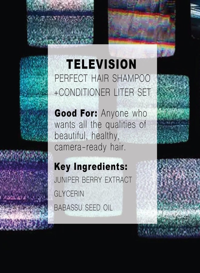 R+Co | Travel Sized | Television Perfect Shampoo and Conditioner Set for Preserving Color Treated Hair | Anti Frizz + Repairs + Nourishes | Vegan + Sulfate-Free | Set of 2 - Image 2