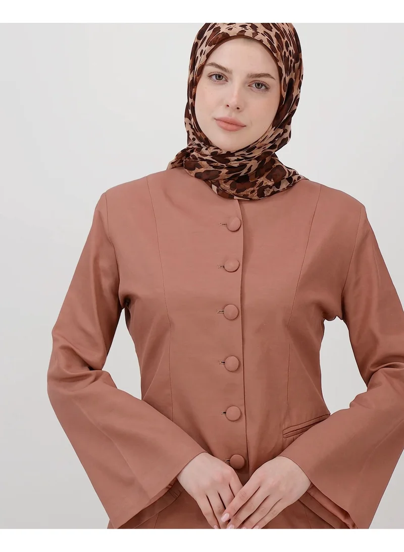 Eight Thirty Nine  Soft Authority - Dark Dusty Rose | Blazer and Maxi Skirt set for Women | Best Price UAE