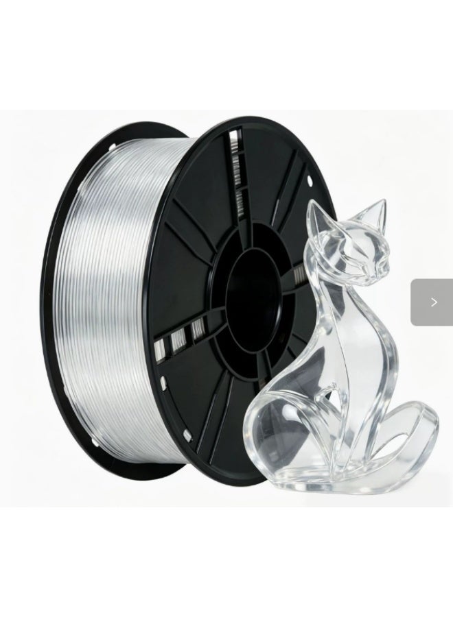 robotgcc PET Crystal Clear 3D Printer Filament 1.75mm Ultra Transparent High Strength Low Moisture Engineering Printing Material Durable FDM Filament for Functional Prototypes Architectural Models Lighting Designs and Advanced Manufacturing - Image 4