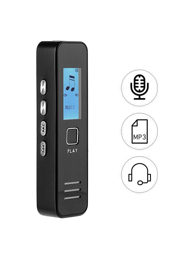Digital Voice Recorder Audio Dictaphone MP3 Player USB Flash Disk for Meeting