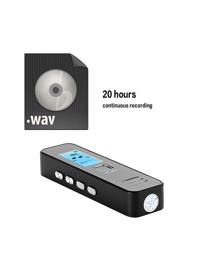 Digital Voice Recorder Audio Dictaphone MP3 Player USB Flash Disk for Meeting