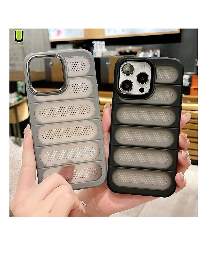 TPU Silicon Shield Case Microfiber Lining Cover with Camera Protection For Apple iPhone 16pro max - Image 4