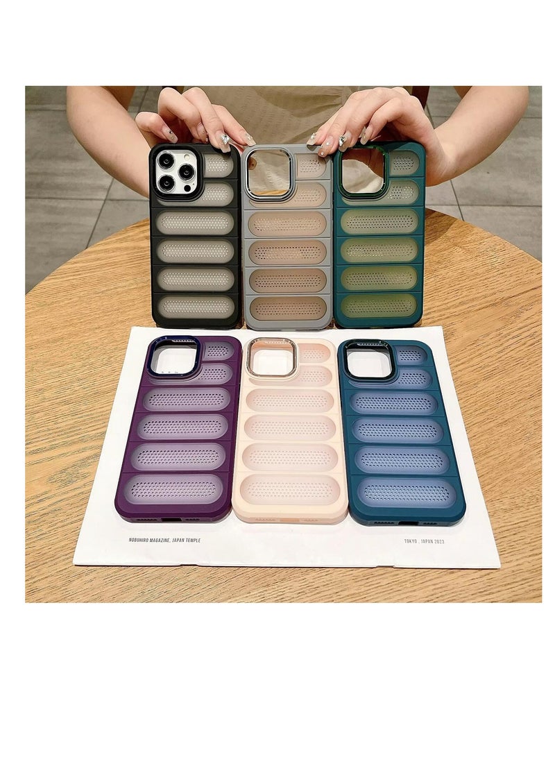 TPU Silicon Shield Case Microfiber Lining Cover with Camera Protection For Apple iPhone 16pro max - Image 5