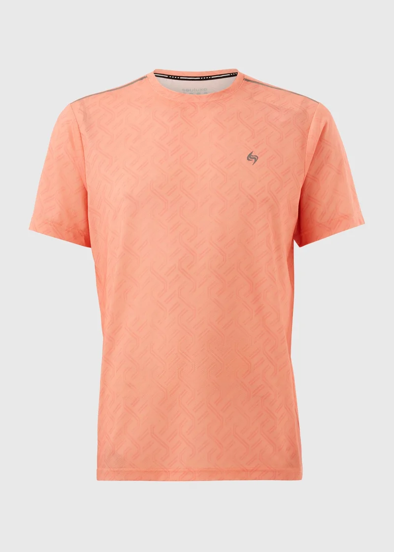 Matalan Souluxe Coral Chain Geo Sports T-Shirt