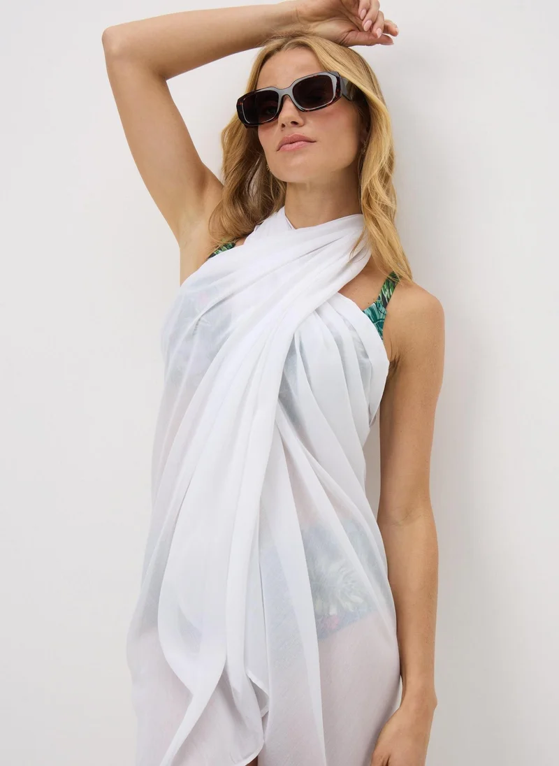 Matalan White Sarong