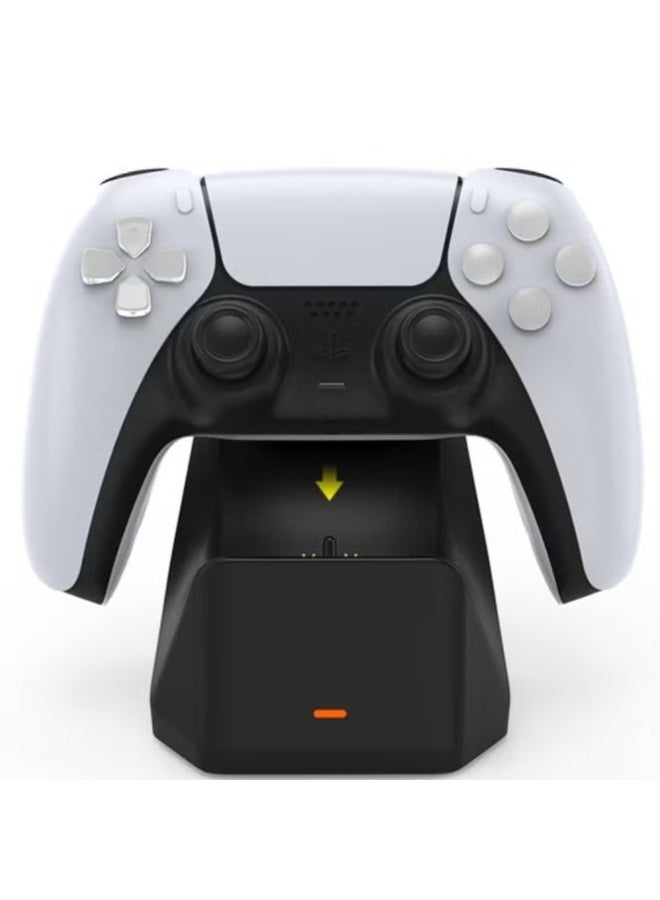 دوبي قاعدة شحن DOBE لوحدات تحكم بلاي ستيشن 5 - حامل شحن مزدوج لوحدات تحكم بلاي ستيشن 5، قاعدة شحن سريع مع مؤشر LED - Image 1