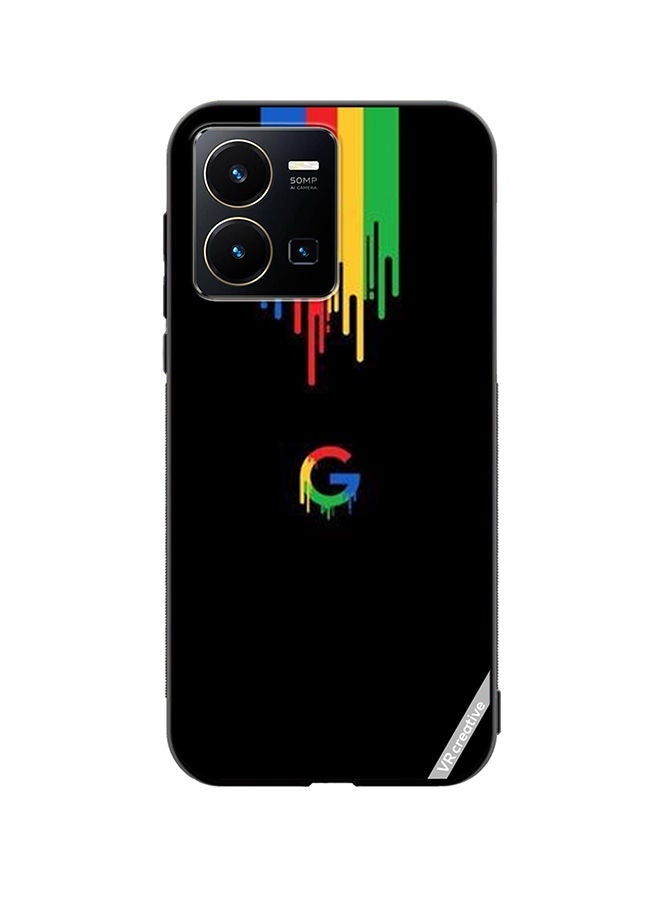 VR CREATIVE Protective Case Cover For Vivo Y35 Google Design Multicolour