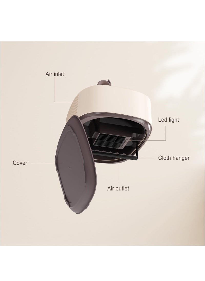 Portable Dryer.mini Dryer Fit Apartment,Travel,Dorm,RV.Portable Dryer Machine For Clothes With Timing Function Equipped,PTC Heating Body.Dryer Bag & Hanger.For Clothes, Underwear,Baby Clothes - Image 2